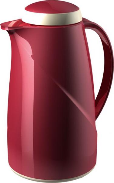 Isolierkanne 1L, Wave S+ helios spülmaschinenfest, Drehverschluß rot